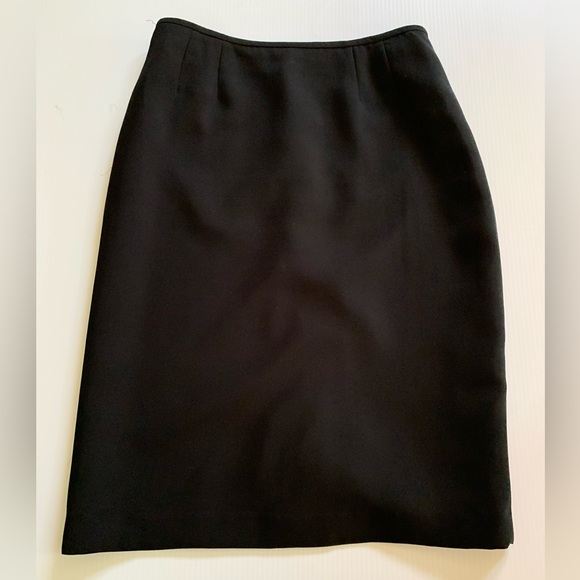 Kasper Size 8 Black Skirt with Earring Bonus - Picture 10 of 14